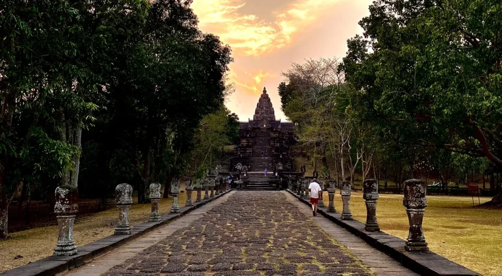 The ancient processional walkway of Phanom Rung temple from our Isaan travel guide